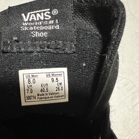 Vans unisex skateboard shoe US men8, US women 9.5 in perfect condition like new - Picture 3 of 5